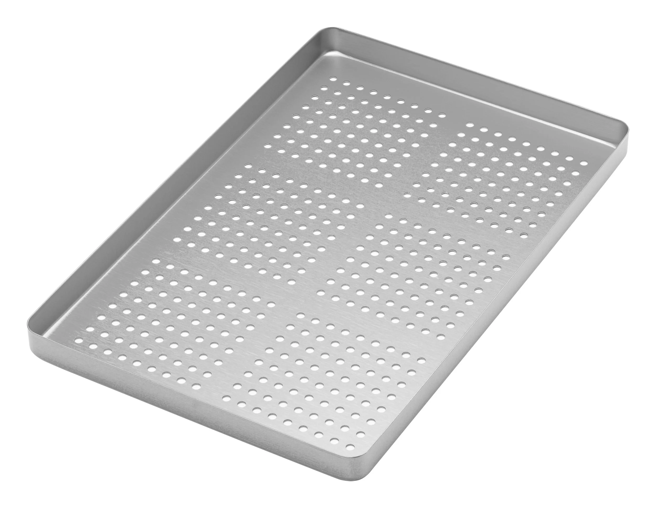 TRAY SMALL PERFORATED ALUMINIUM SILVER - 998/FAS