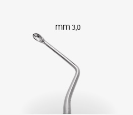BONE CURETTE HEMINGWAY N.2 - 660/2