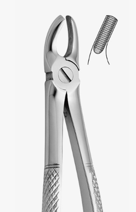 TOOTH FORCEPS PEDO N.158 - 2500/158