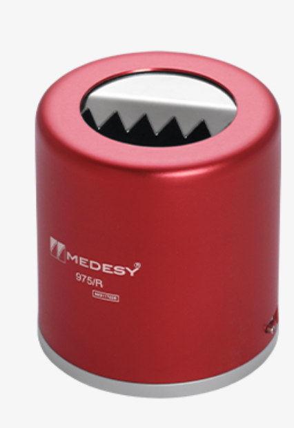 WASTE CONTAINER ALUMINIUM RED - 975/R