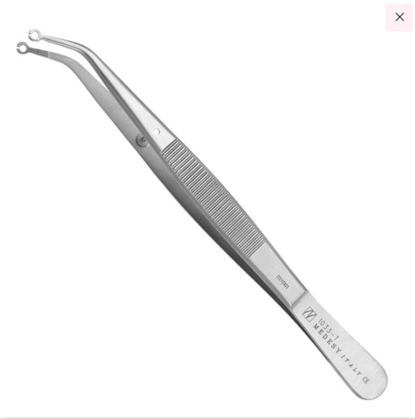 TWEEZER FOR SUTURE CURVED - 1033