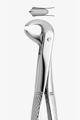 TOOTH FORCEPS PEDO N.161 - 2500/161