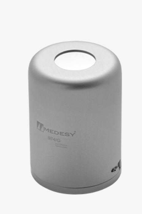 COTTON DISPENSER ALUMINIUM SILVER - 974/G