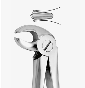 TOOTH FORCEPS PEDO N.22-S - 2500/22-S