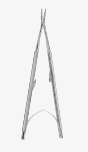 NEEDLE HOLDER BARRAQUER CURVED mm160 - 1911