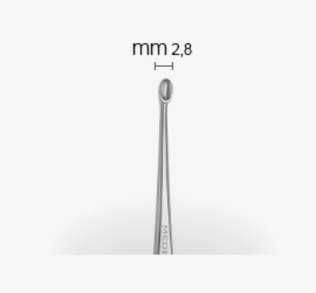 BONE CURETTE WILLIGER N.0 - 658/0