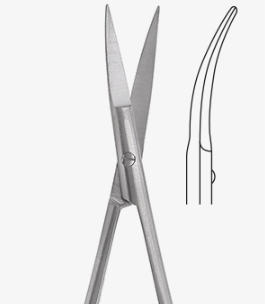 SCISSOR CASTROVIEJO CURVED mm150 - 3628