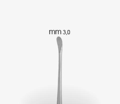 BONE CURETTE MILLER N.0 - 660/9.HL8