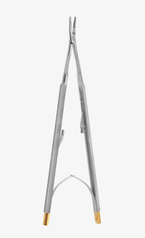 NEEDLE HOLDER BARRAQUER TC CURVED mm160 - 1911/TC