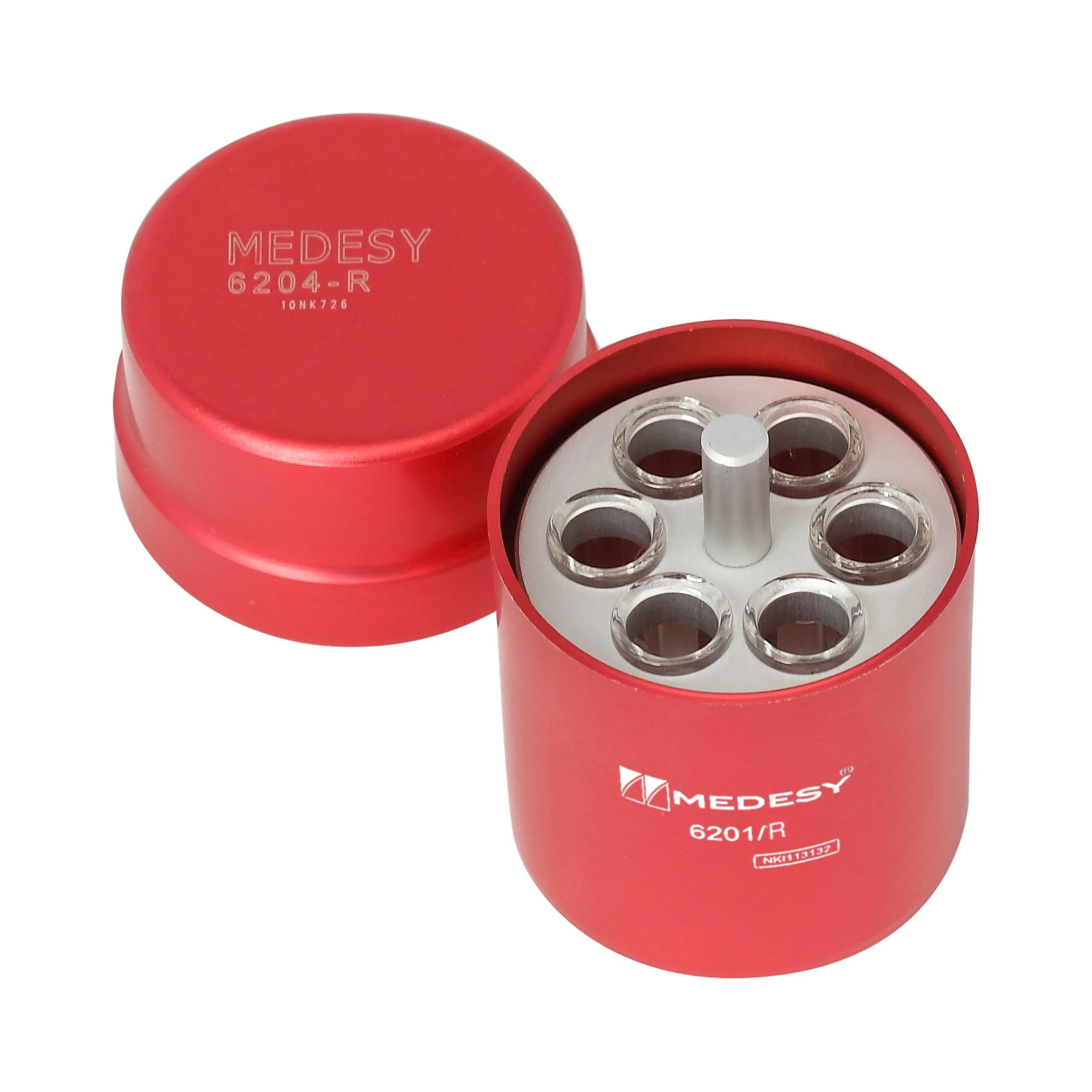 ENDODONTIC BOX ALUMINIUM RED - 6204/R