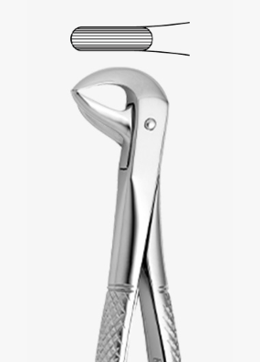 TOOTH FORCEPS PEDO N.123 - 2500/123
