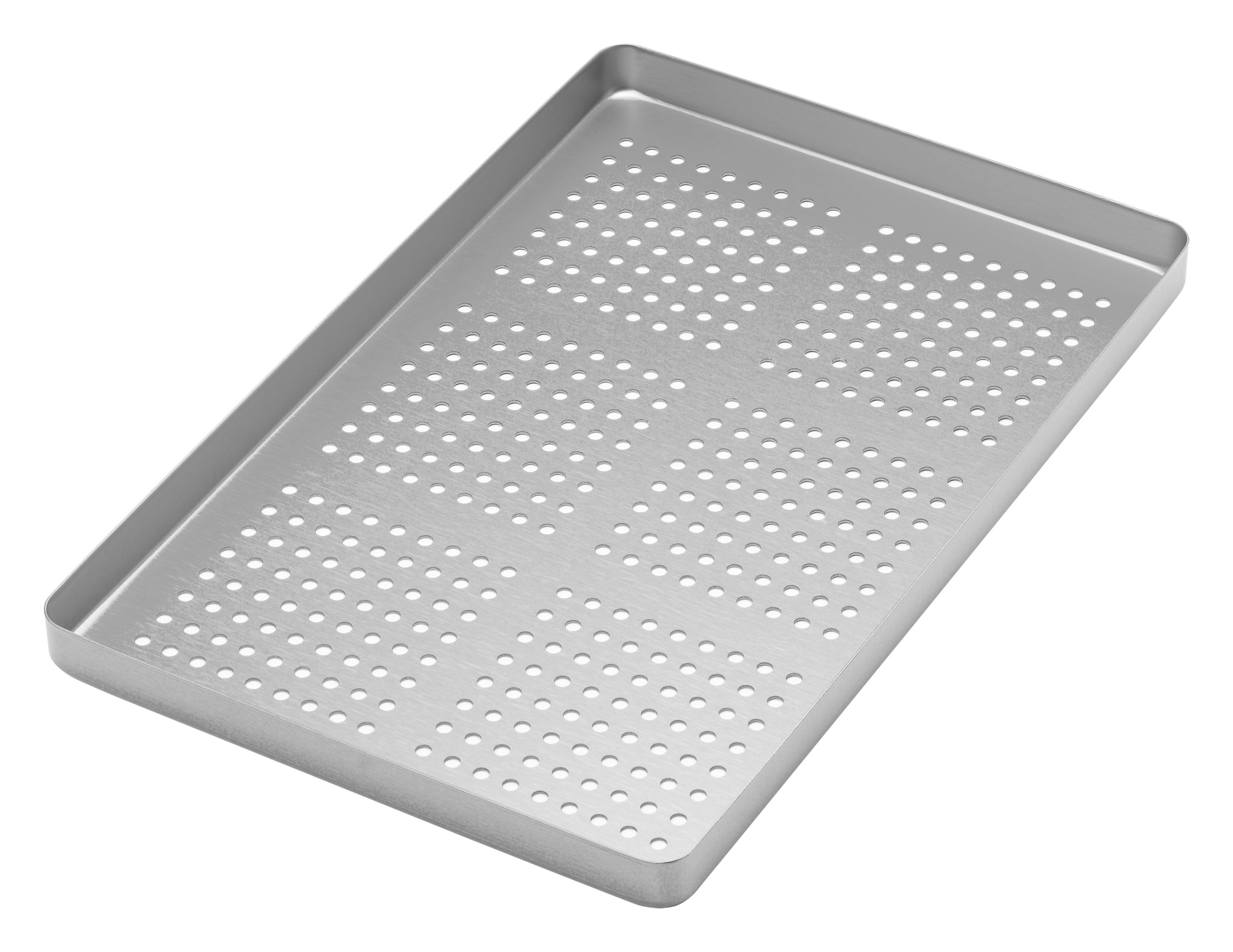 TRAY LARGE PERFORATED ALUMINIUM SILVER - 998/FA