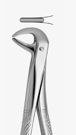 TOOTH FORCEPS PEDO N.162 - 2500/162