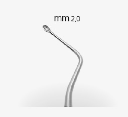 BONE CURETTE HEMINGWAY N.0 - 660/0