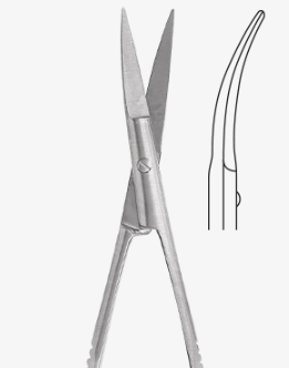 SCISSOR NOYES CURVED mm115 - 3624