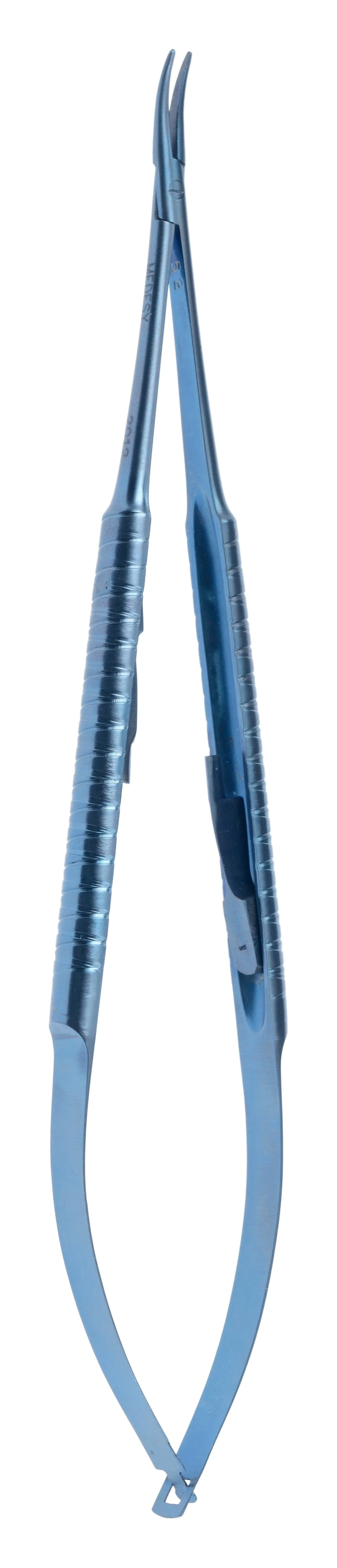 NEEDLE HOLDER MICRO - TITANIUM CURVED - 2012
