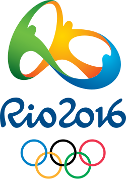 The image features the official logo of PyeongChang 2018 Winter Olympics, including a stylized, colorful emblem resembling a hanja character, with the words "PyeongChang 2018" below, and Olympic rings in blue, yellow, black, green, and red.