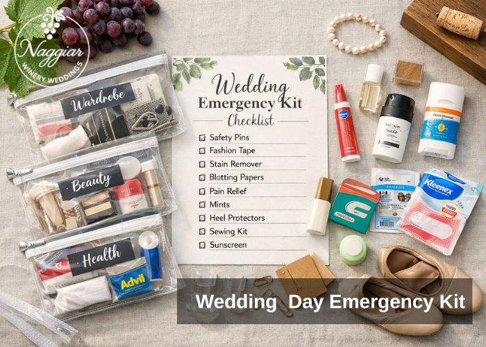 Wedding Emergency Kit: The Only “Oh No” Plan You’ll Actually Use