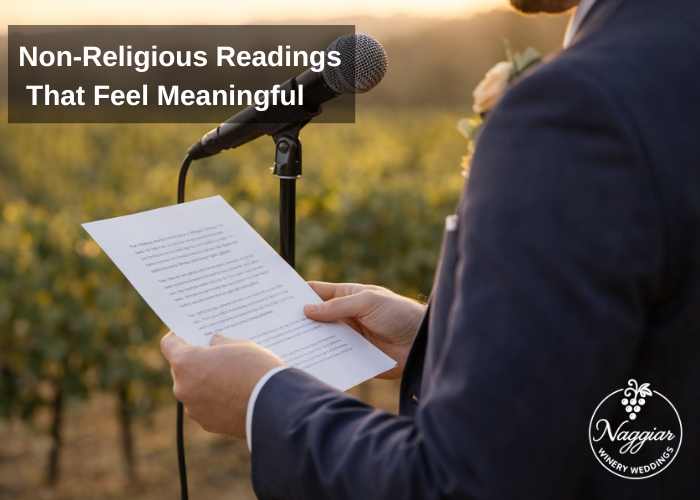 Top Non-Religious Wedding Readings for a Meaningful Sierra Foothills Ceremony