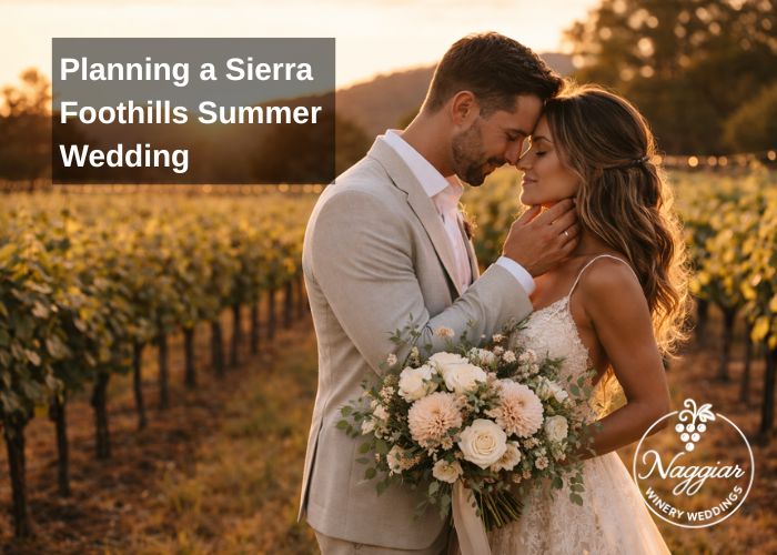 Summer Wedding Planning: How to Nail a Winery Wedding in the Sierra Foothills