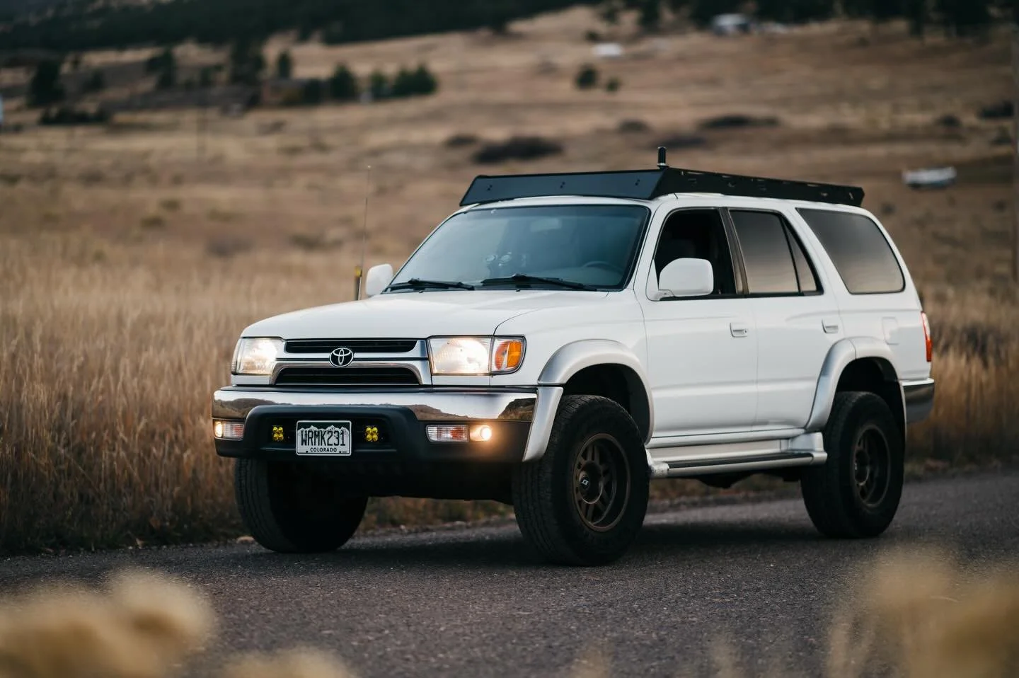 Ended a portrait session in the mountains the other day and the light was too good. I had to grab a couple shots of my &lsquo;02 3rd gen 4Runner. My buddy from high schools dad owned it for years and I always told him I wanted it if he ever decided t