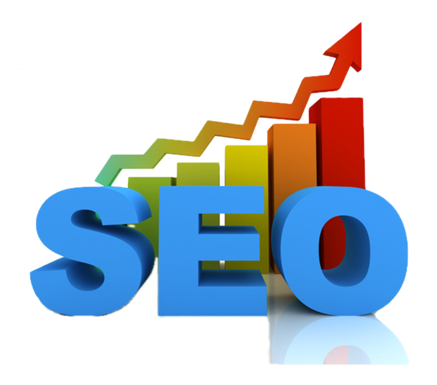 A 3D word cloud with SEO-related terms such as SEO, Page Rank, Social Media, Content, Blogs, Spam, Traffic, Site, Optimization, and Links in various shades of blue.