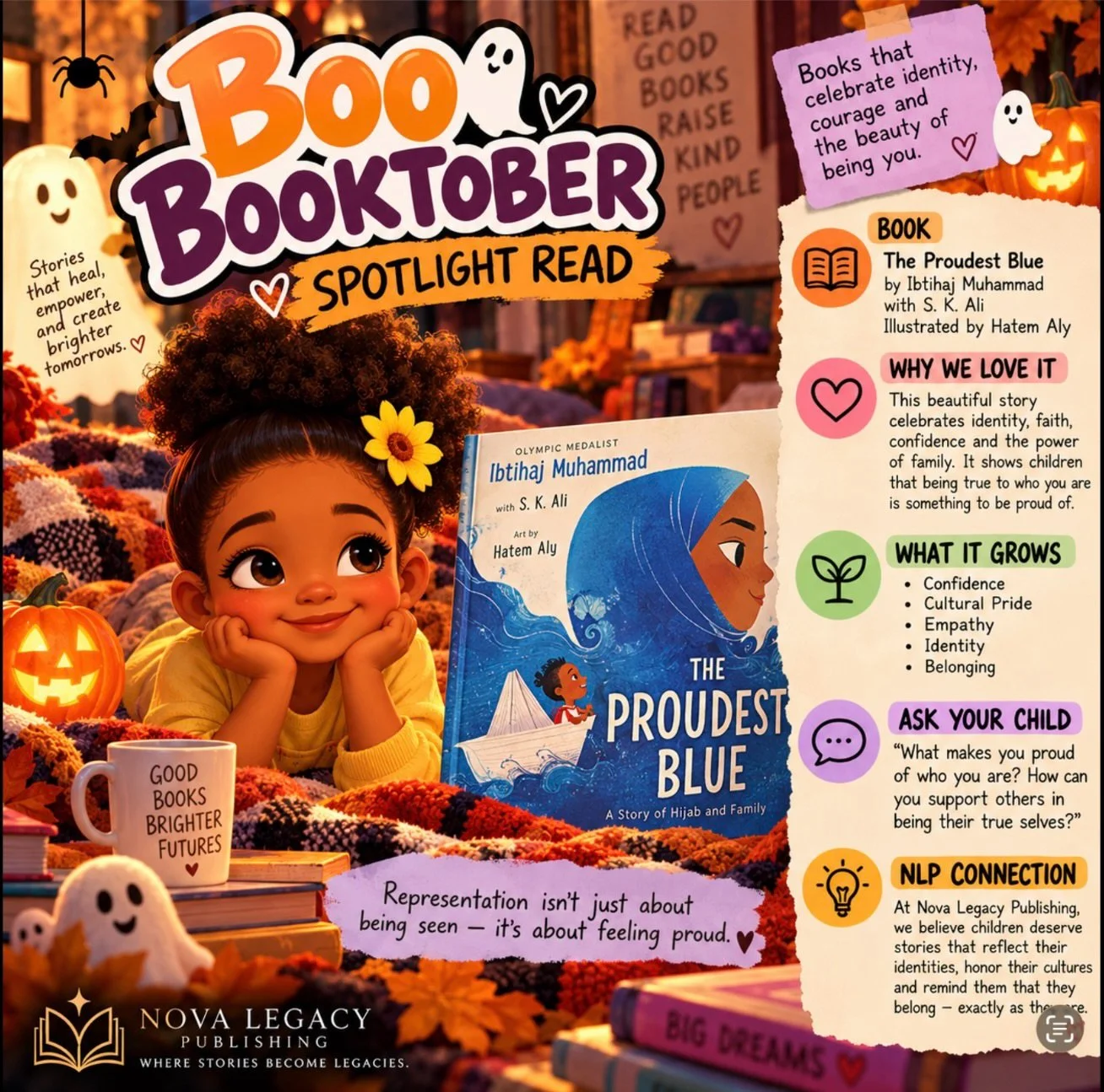 🎃📚 **BOO BOOKTOBER SPOTLIGHT READ!** 📚👻

This Boo Booktober, we&rsquo;re celebrating stories that do more than entertain. We&rsquo;re highlighting books that inspire confidence, celebrate identity, embrace culture, and remind our little ones that