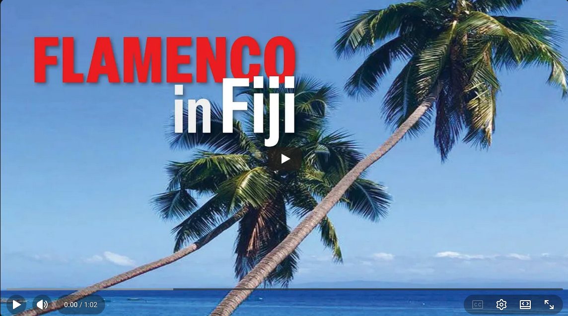 A promotional video for a workshop in Savusavu, Fiji by renowned flamenco dancer, Ana Romero.