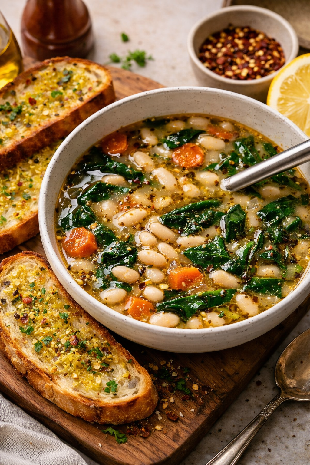 Tuscan White Bean &amp; Spinach Soup: A Bowl of Simple Grace