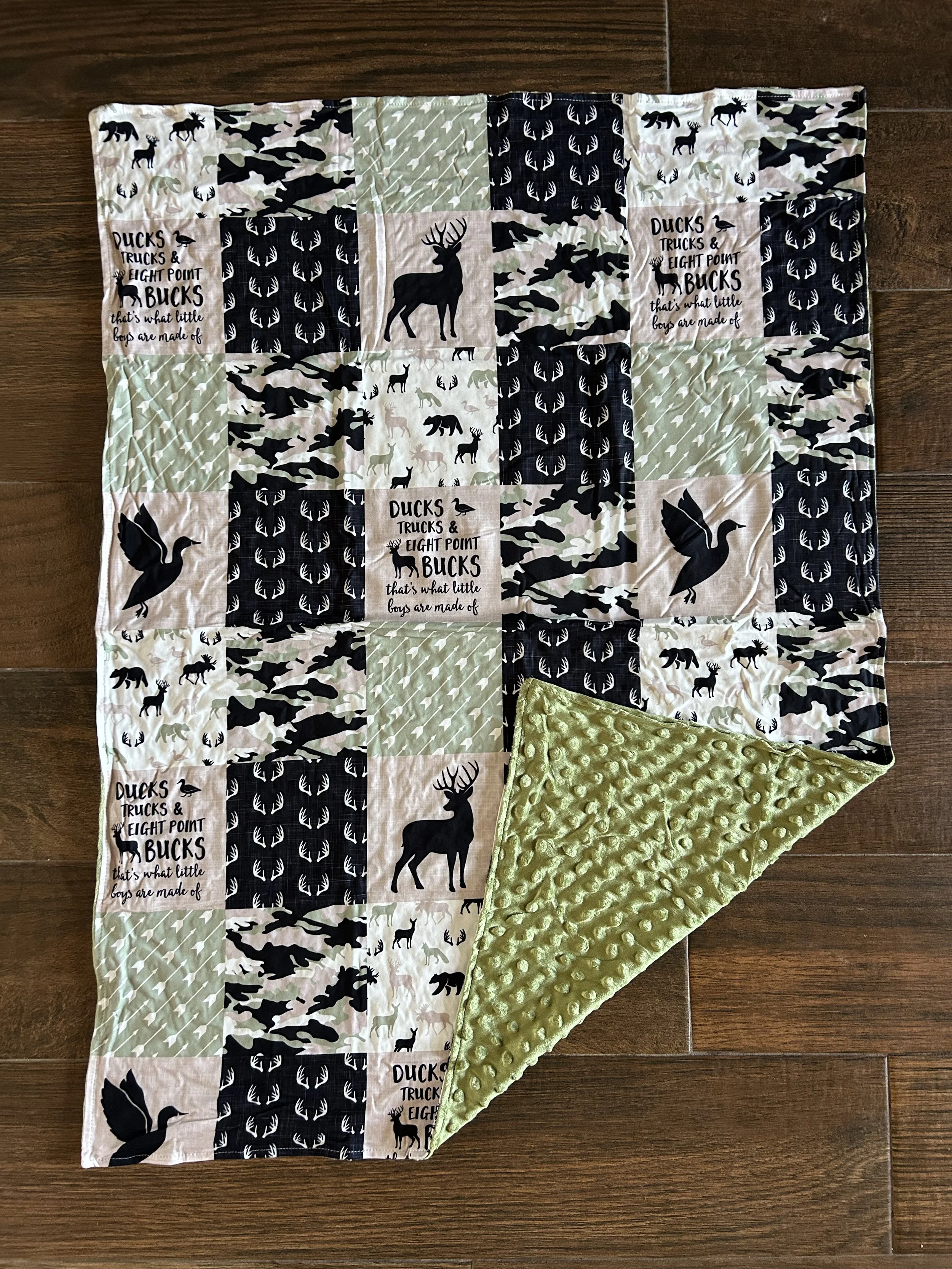 Baby Camouflage Print Hunting Blanket