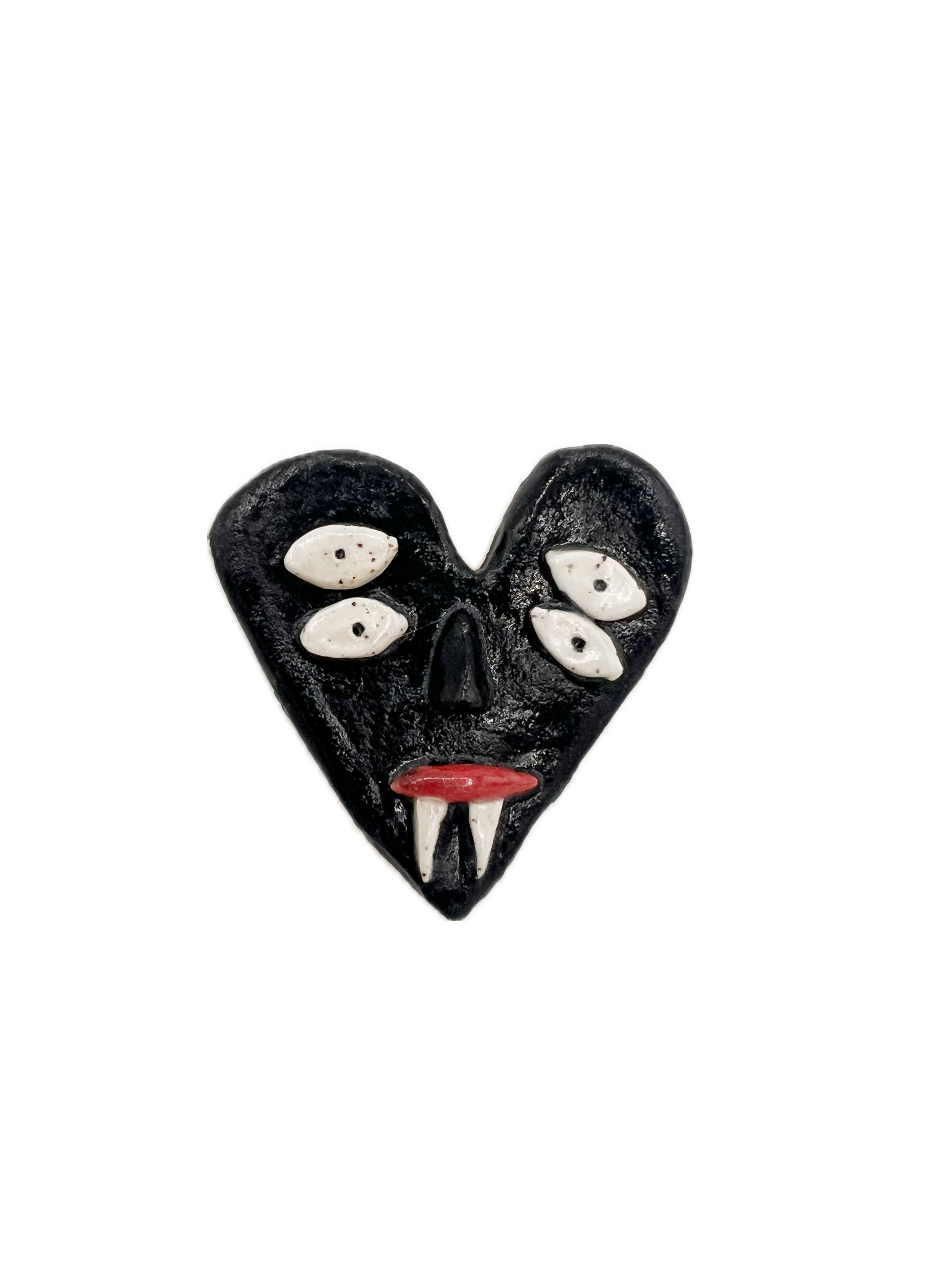 Black Little Heart Magnet