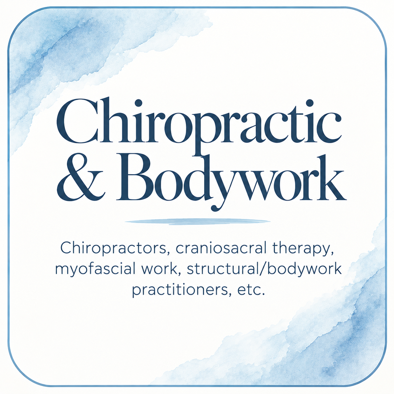 Chiropractic &amp; Bodywork