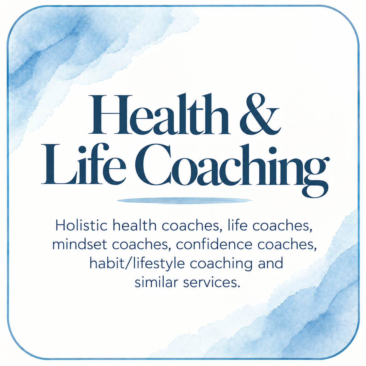 Health &amp; Life Coaching