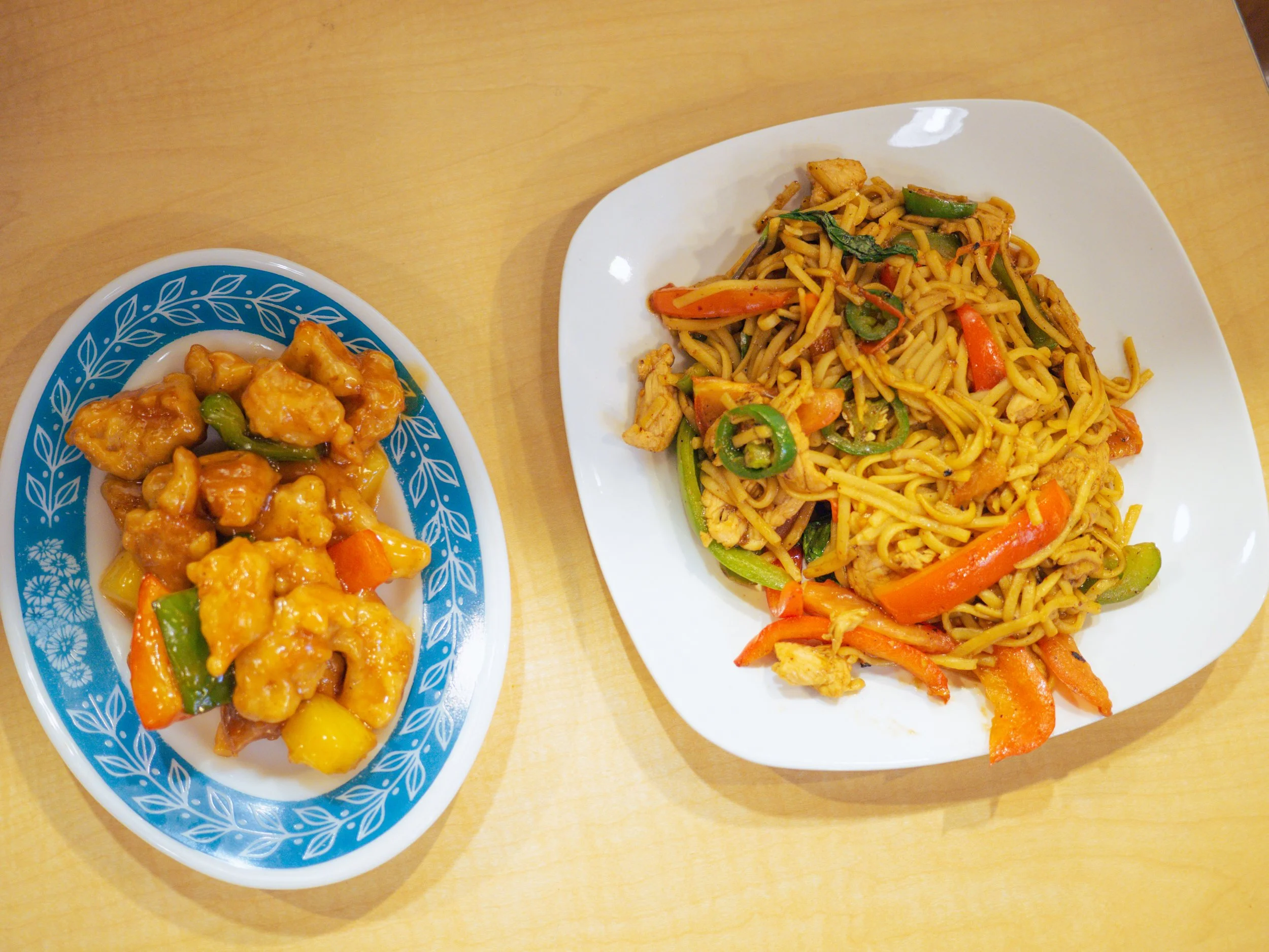 Sweet and Sour Chicken |  Lo Mein 