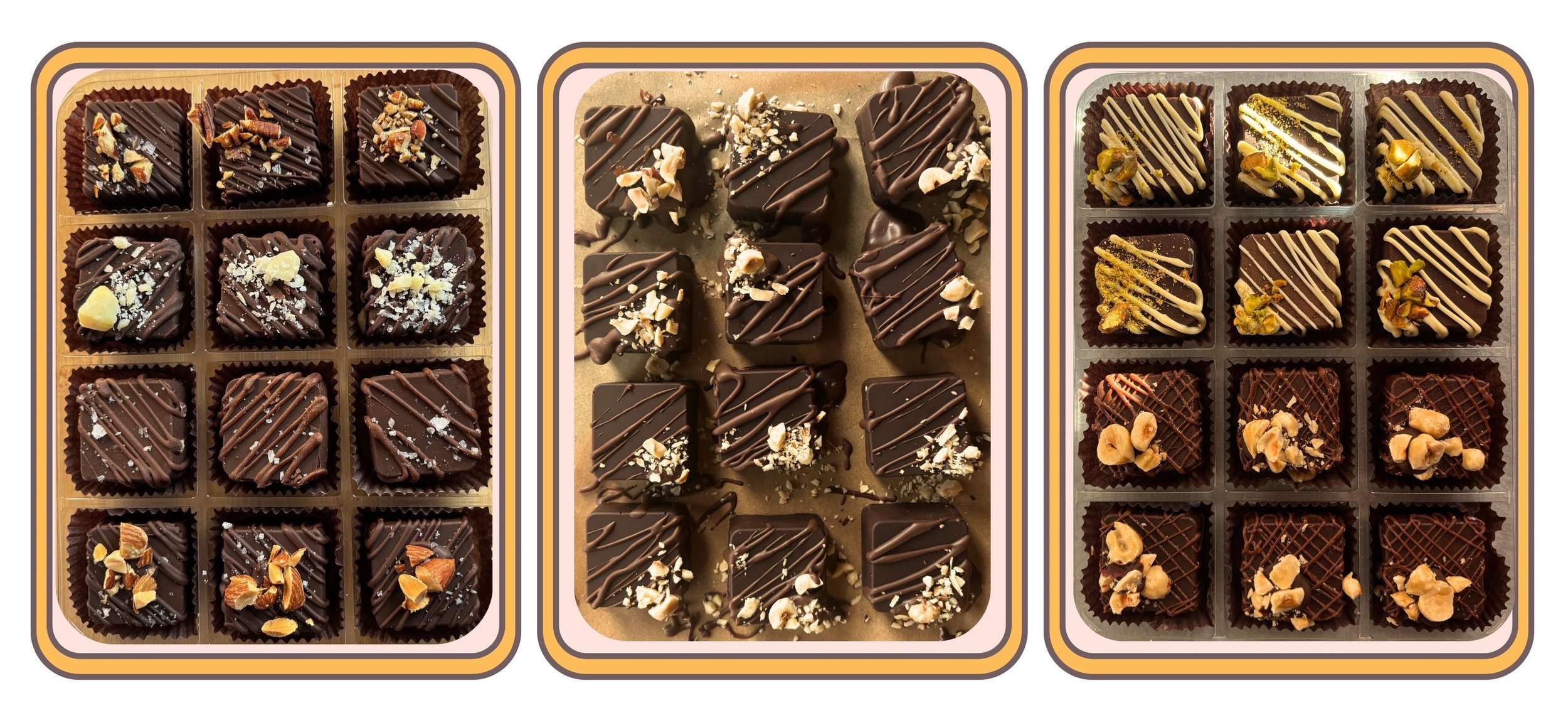 Large Assortment ~ THREE Large boxes (36 Treats total)