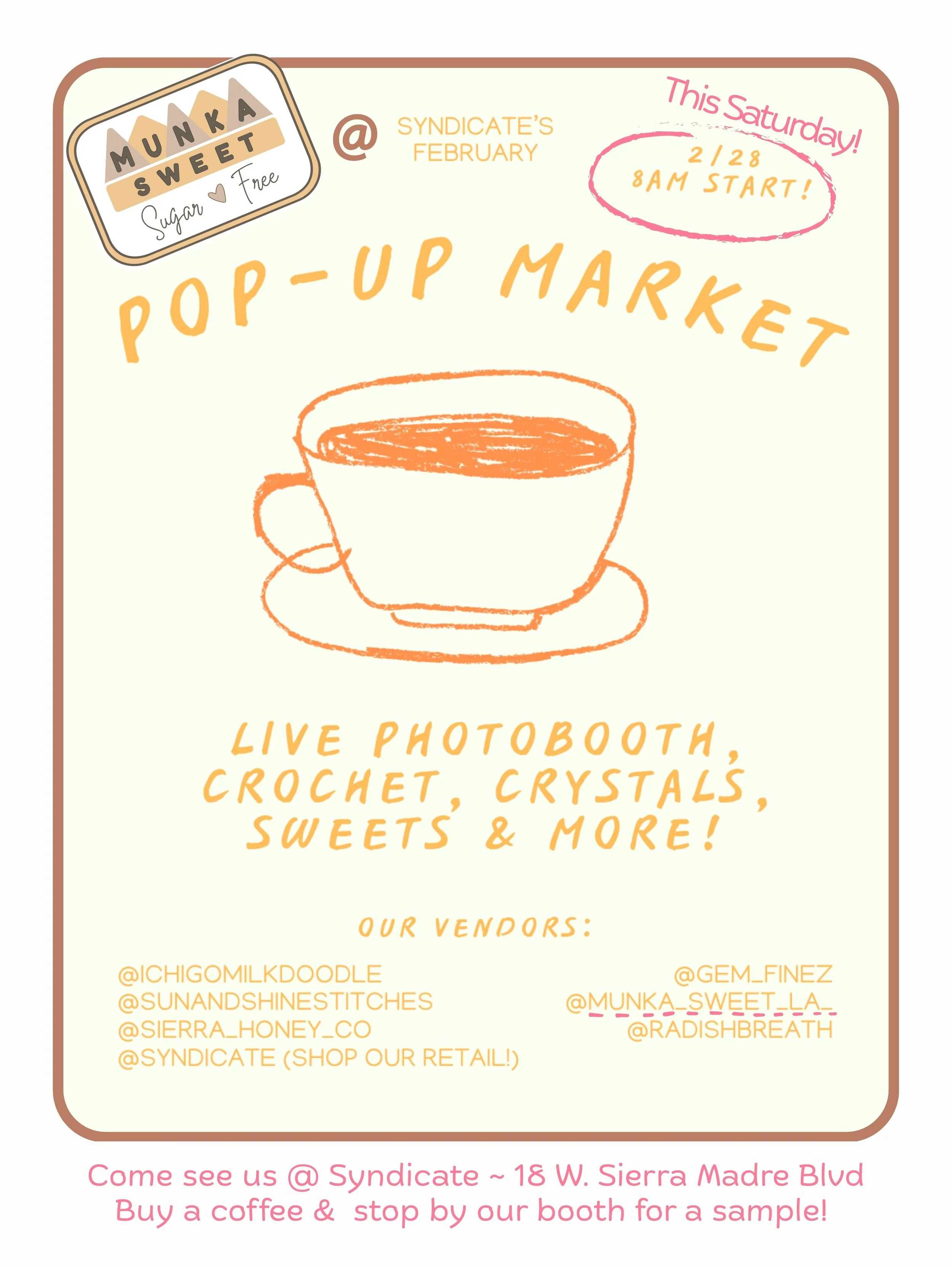 SYNDICATE Pop-Up