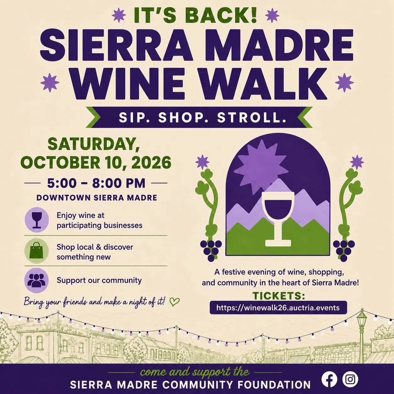 SIerra Madre Wine Walk