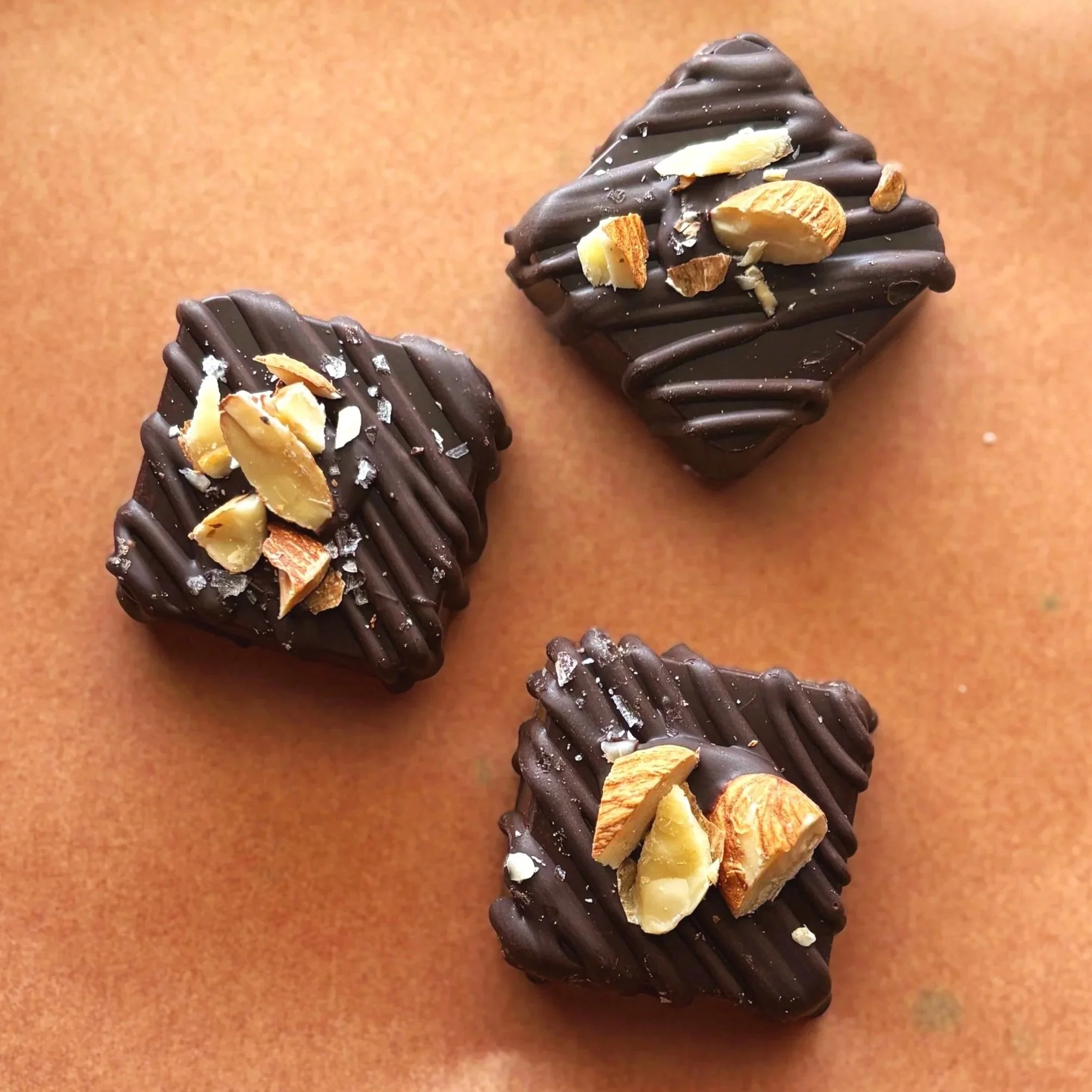 VEGAN SALTED CARAMEL BITES + ALMOND
