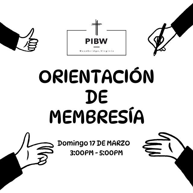 ORIENTACION PARA MEMBRESIA 