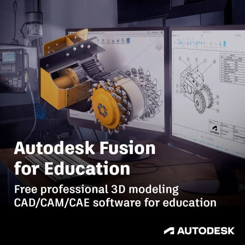 Autodesk Fusion for Education banner ad