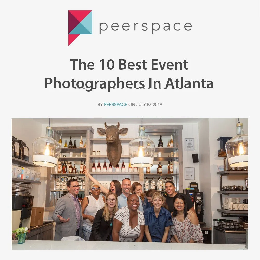 Peerspace 2019 award badge recognizing jm photographics as one of the best event photographers in Atlanta.