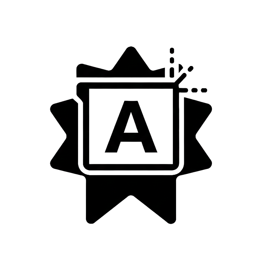 Badge icon representing tailored branding solutions for event photography keepsakes.