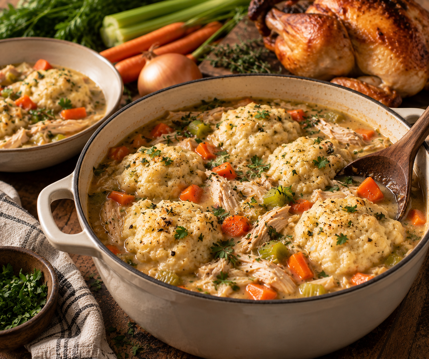 Class: Soup Series - Chicken &amp; Dumplings
