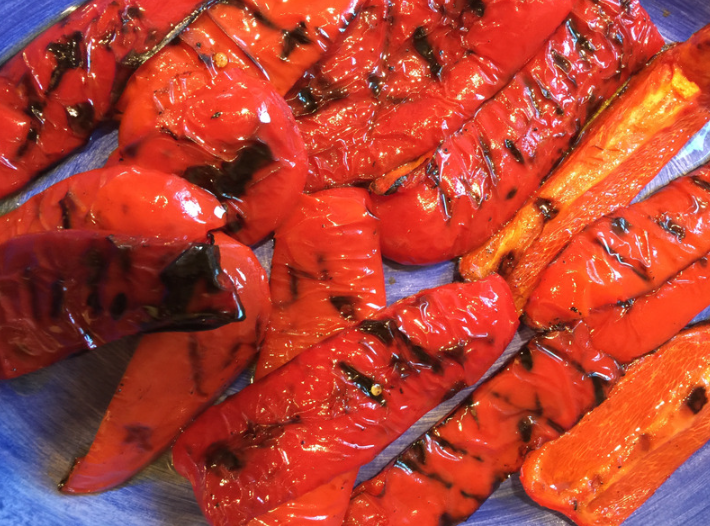 Roasted Red Pepper Pasta Salad