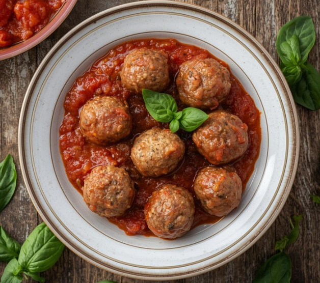 Mini Meatballs with Sunday Gravy