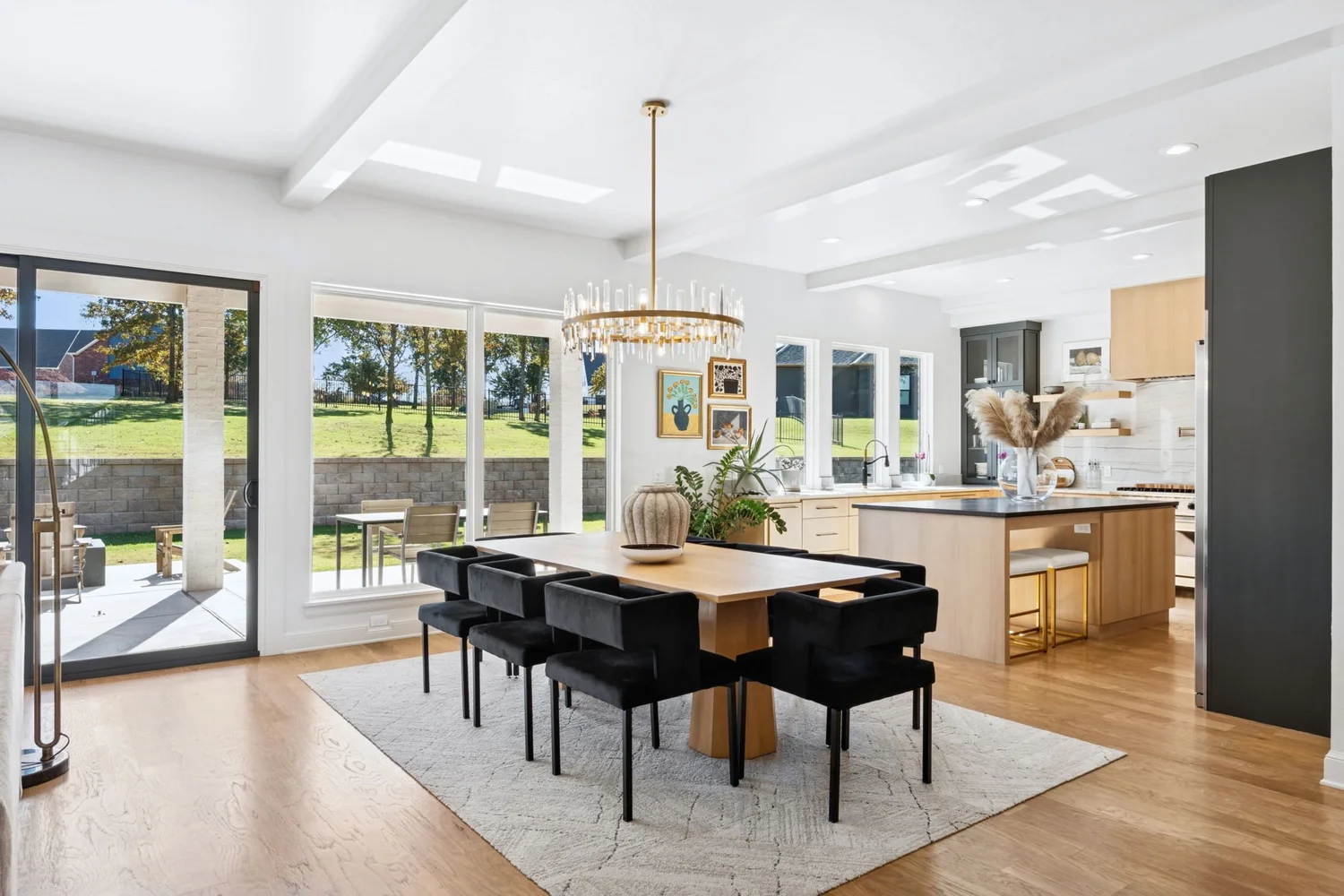 Hand-blended interior from a luxury photo tour