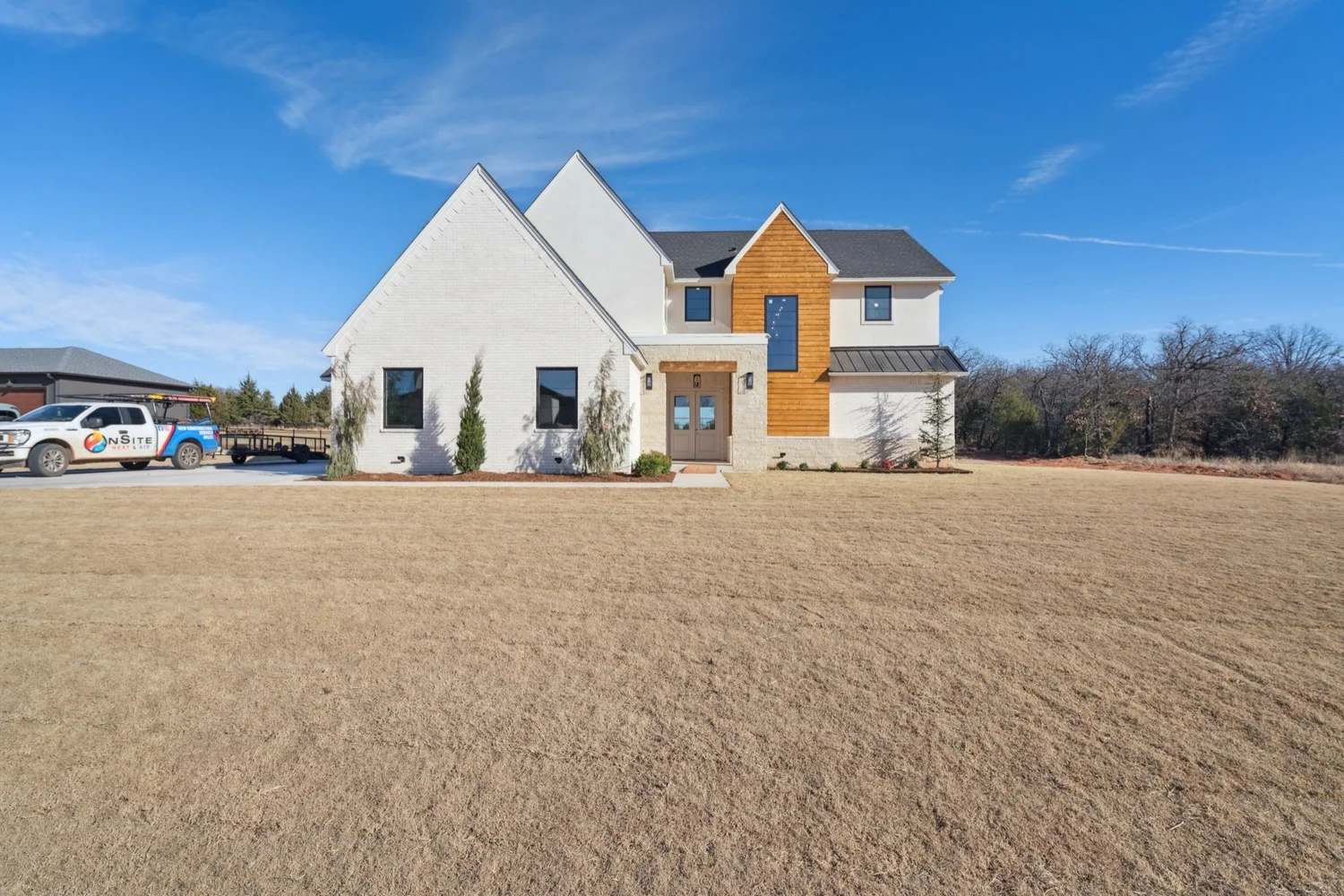 The same build finished outside and landscaped
