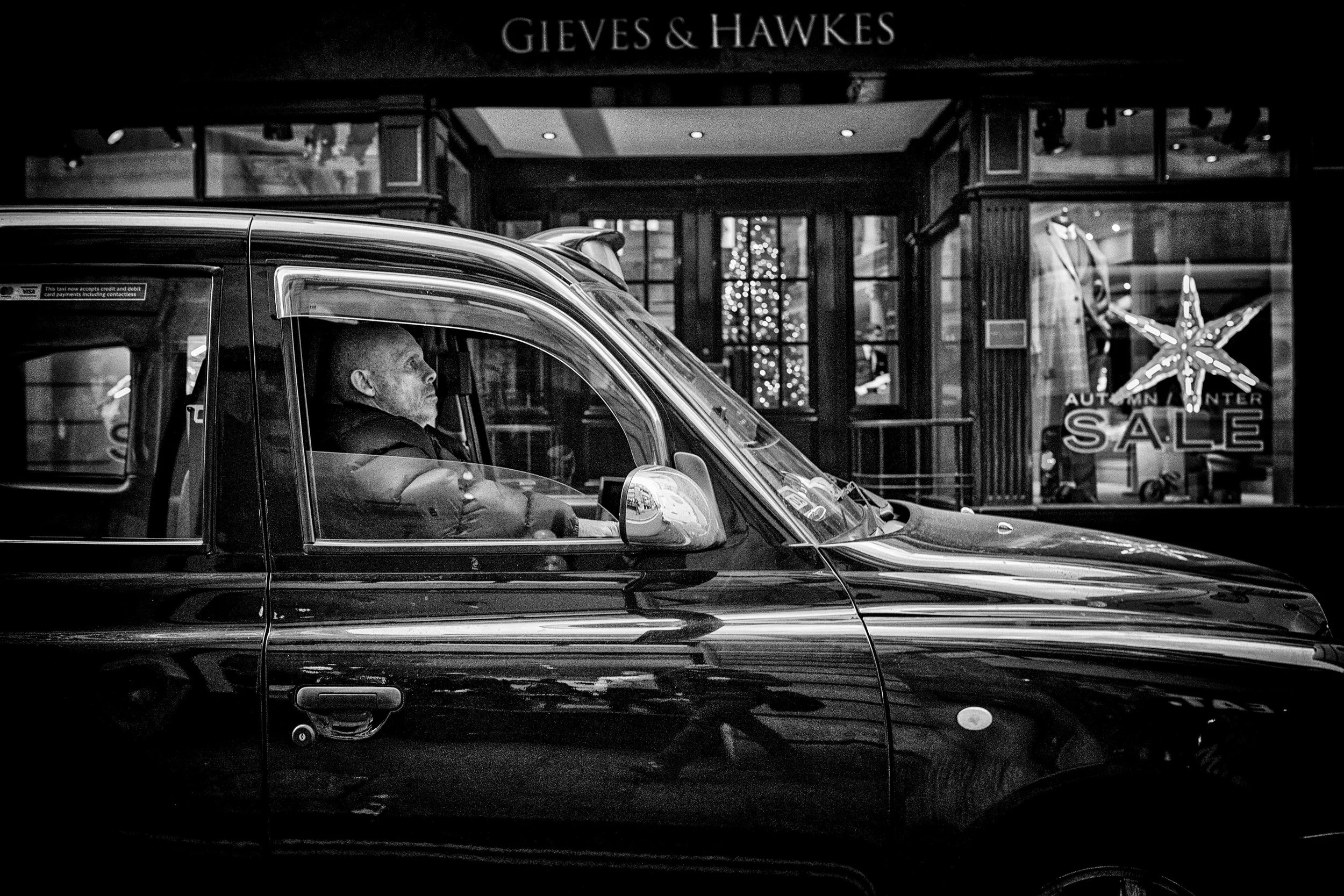 Cabbie at Gieves & Hawkes (Copy)