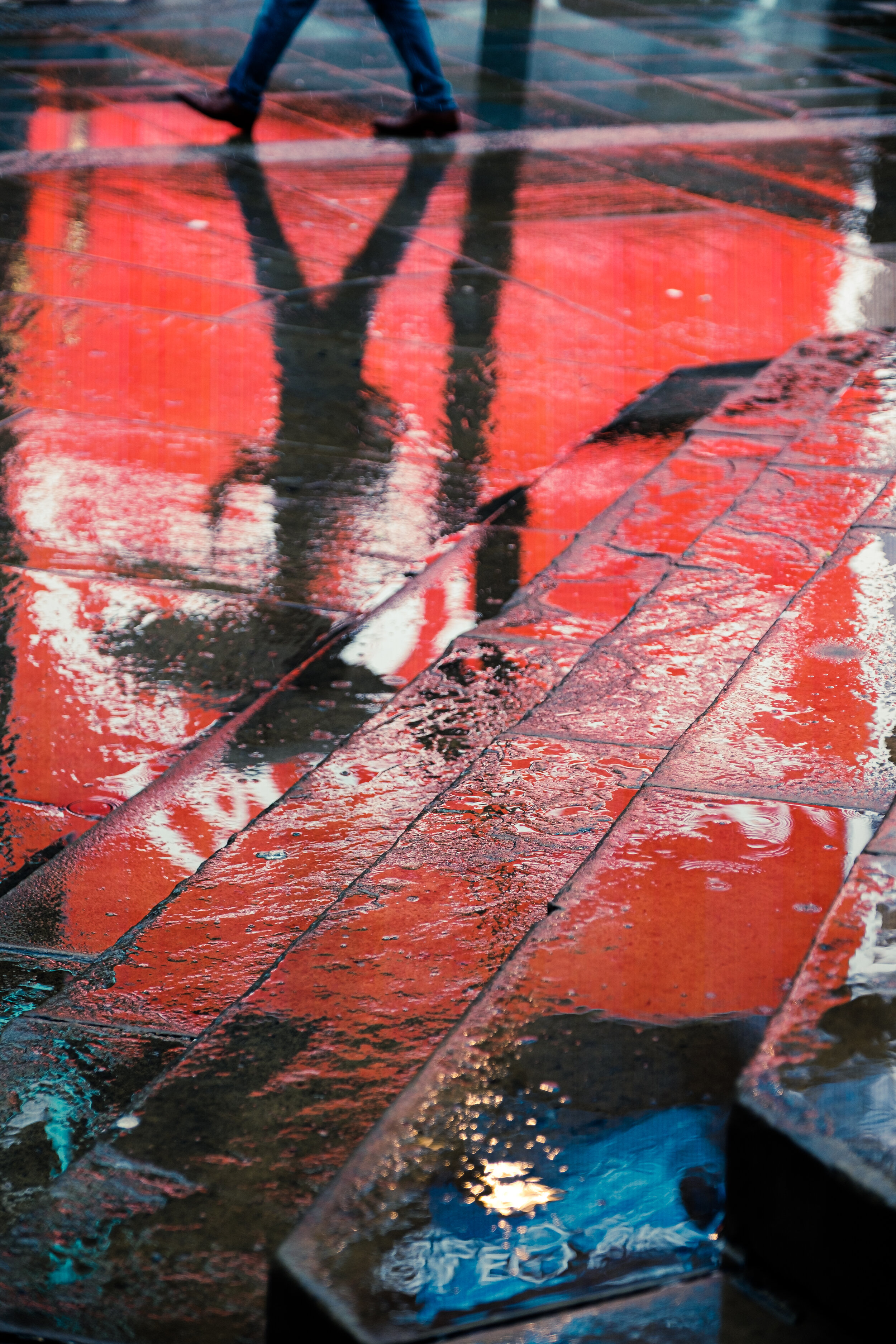 Rain Filled Steps.  (Copy)