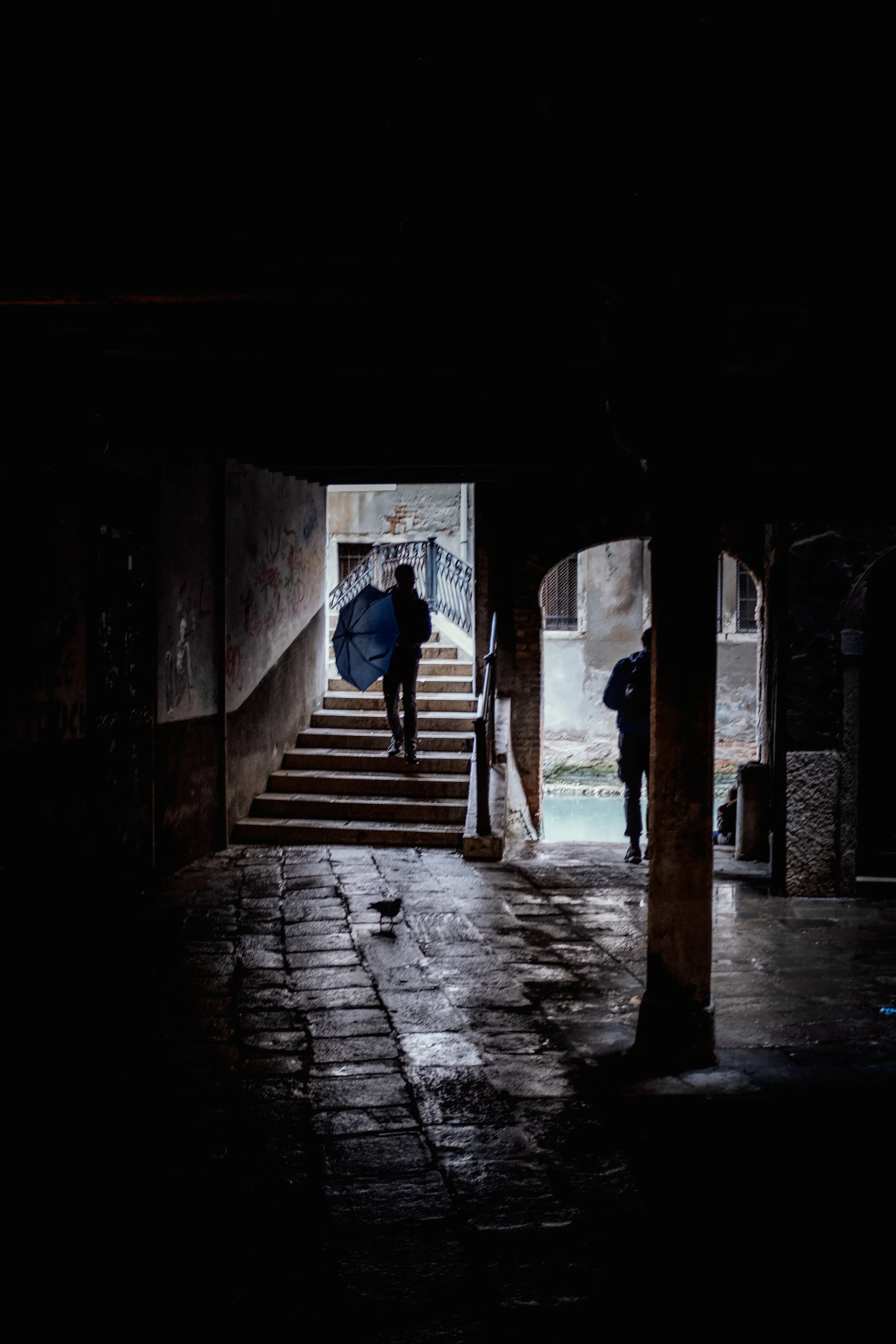 Blue Umbrella.  (Copy)